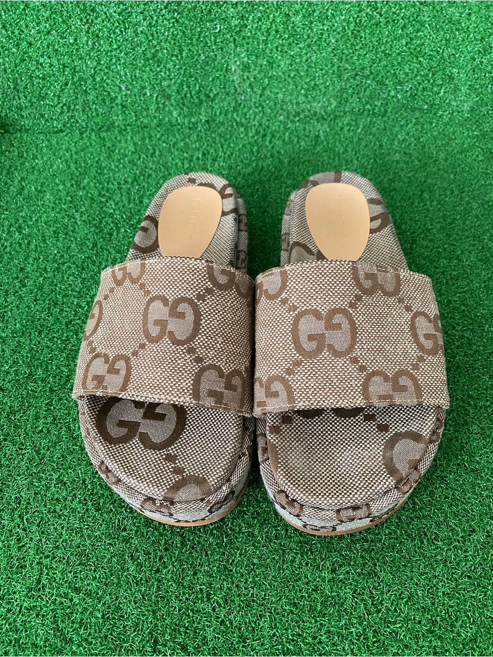 GUCCI Platform Slide Sandal Sz 36 Women’s 
(Jul 026)